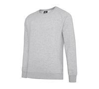 Umbro Mens Club Leisure Sweatshirt (L) (Grey Marl/White)