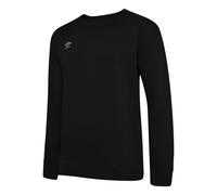 Umbro Mens Club Leisure Sweatshirt (Black/White) - Size Medium