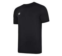Umbro Mens Club Leisure T-Shirt - Black/White - Black/White - S