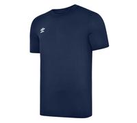 Umbro Mens Club Leisure T-Shirt - Navy/White - S - Navy/White