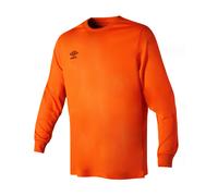 Umbro Mens Club Long-Sleeved Jersey (Shocking Orange) - Size Large