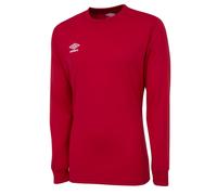 Umbro Mens Club Long-Sleeved Jersey (Vermillion) - Multicolour - Size X-Large