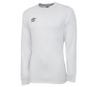Umbro Mens Club Long-Sleeved Jersey (White) - Size Medium