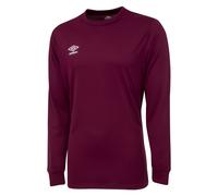 Umbro Mens Club Long-Sleeved JerseyL New Claret UO1290
