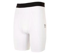 Umbro Mens Core Power Logo Base Layer Shorts - White - XXL - White - 93% Polyester/7% Elastane