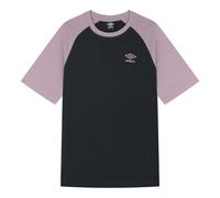 Umbro Mens Core Raglan T-Shirt - Grey/Pink - M - Grey/Pink