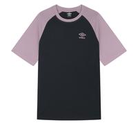Umbro Mens Core Raglan T-Shirt in Grey pink Cotton - Size Medium