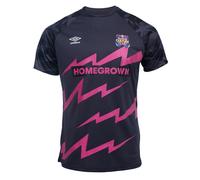 Umbro Mens Culture Clash Red Bull Jersey - Carbon/Black - XL - Carbon/Black - 100% Micro Polyester