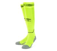 Umbro Mens Diamond Football Socks (Safety Yellow/Carbon) - Size Large