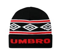 Umbro Men's Diamond Knitted Beanie in Black Umbro Black One Size