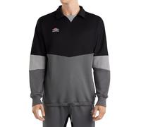 Umbro Mens Drill Top (XL) (Black/Iron Gate/Monument)