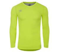 Umbro Mens Elite V Neck Base Layer Top - Acid Lime - Acid Lime - XL
