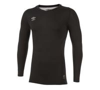 Umbro Men's Elite V Neck Base Layer Top in Black | Size: 4XL Umbro Black 4XL