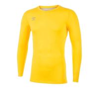 Umbro Men's Elite V Neck Base Layer Top in Yellow | Size: Large Umbro Yellow L