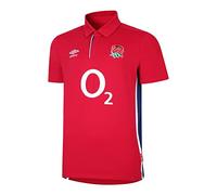 Umbro Mens England Alternate Classic Rugby Shirt 2021 2022 Red/Blue XXL