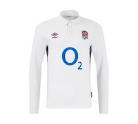 Umbro Mens England Home Long Sleeve Shirt 2024 Adults White XL