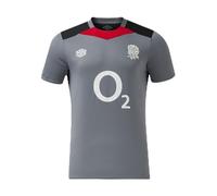Umbro Mens England Rugby Gym Training T-Shirt 2024 Adults Grey/Black/Red L