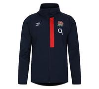 Umbro Mens England Rugby Hooded Jacket 2023 2024 Adults Navy/Scarlet XXL