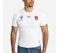 Umbro Mens England RWC Rugby Home Shirt 2023 Adults Top White L