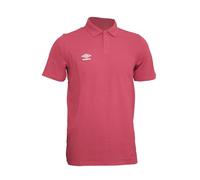Umbro Mens Essential Polo Shirt (L) (New Claret/White)