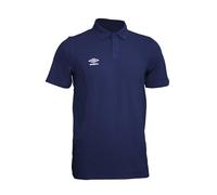Umbro Mens Essential Polo Shirt (XXL) (Dark Navy/White)