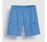 Umbro Mens Fleece Logo Casual Shorts (Azure Blue) - Size Small