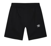 Umbro Mens Fleece Logo Casual Shorts (Black) - Size Medium