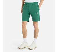 Umbro Mens Fleece Logo Casual Shorts - Fir - M - Fir - 70% Cotton/30% Polyester