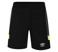 Umbro Mens Goal Keeper Shorts in Black yellow - Size Medium
