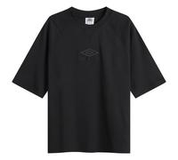 Umbro Men's Iconic Boxy T-Shirt Black/Volcanic Ash