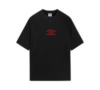 Umbro Men's Iconic Boxy T-Shirt in Black | Size: Large Umbro Black L