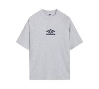 Umbro Men's Iconic Boxy T-Shirt in Light Grey | Size: Medium Umbro Light Grey M