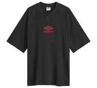 Umbro Men's Iconic Boxy Tee Black/Chili Pepper