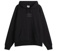 Umbro Men's Iconic Hoodie Black/Volcanic Ash Large