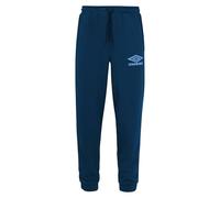 Umbro Men's Iconic Pull On Jogger, Dark Navy/Vista Blue, XXL