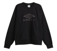 Umbro Men's Iconic Sweat Black/Volcanic Ash Small