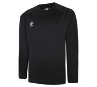 Umbro Mens Knitted Raglan Rugby Drill Top (Black) - Size Medium