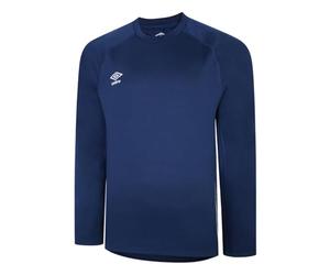 Umbro Mens Knitted Raglan Rugby Drill Top | Navy 3XL
