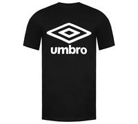 Umbro Large Logo Mens Black T-Shirt - Size Medium