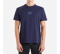 Umbro Mens Layered Box Logo T-Shirt (Peacoat) - Navy Cotton - Size Small