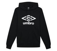 Umbro Mens Logo Hoodie - Black - Black - XL