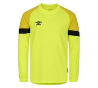 Umbro Mens Long-Sleeved Goalkeeper Jersey - Yellow/Black - Yellow/Black - S