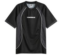 Umbro Men's Panelled Raglan Shirt Black/Volcanic Ash/Brilliant White Large