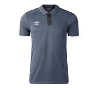 Umbro Mens Premier Polycotton Polo Shirt - Grey - S - Grey