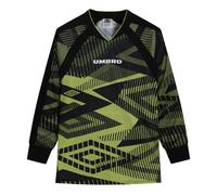 Umbro Mens Printed Long-Sleeved Jersey - Chartreuse - Chartreuse - S
