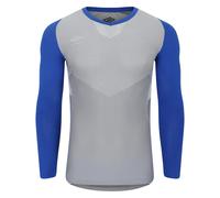 Umbro Mens Pro Long-Sleeved Base Layer Top - Deep Surf/Grey - Deep Surf/Grey - M