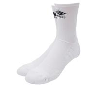 Umbro Mens Pro Tech Logo Socks (White) - Size UK 4-7