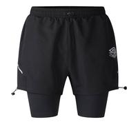Umbro Men's Pro Training Elite Hybrid Short in Black | Size: Large Umbro Black L