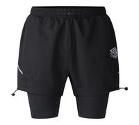 Umbro Men's Pro Training Elite Hybrid Short in Black | Size: Large Umbro Black L