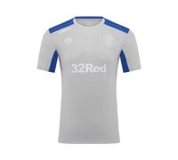Umbro Men's Pro Training Rangers FC Short-Sleeved Jersey in Mid Grey | Size: Small Umbro Mid Grey S